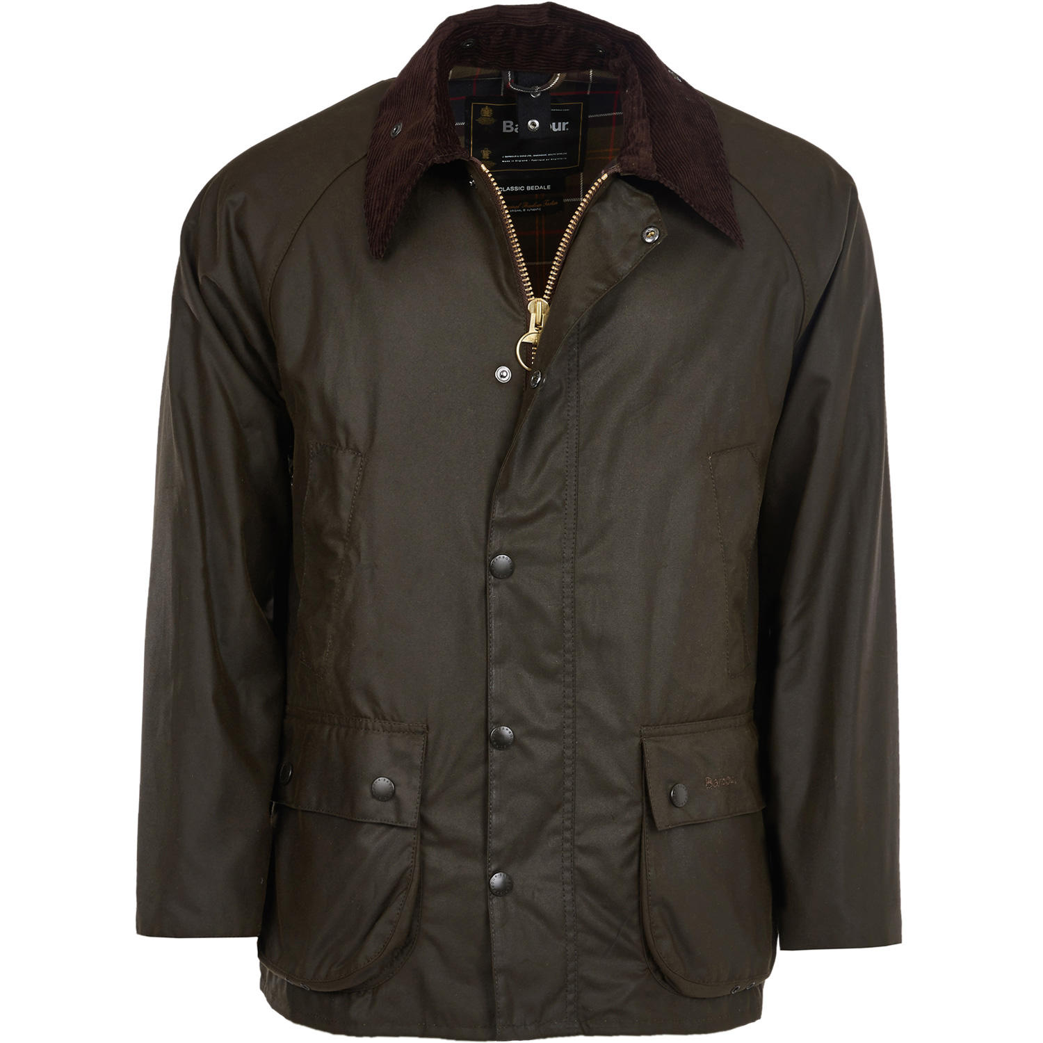 Barbour »Classic Beaufort« Waxed Jacket | olive | 38 (Women: 38
